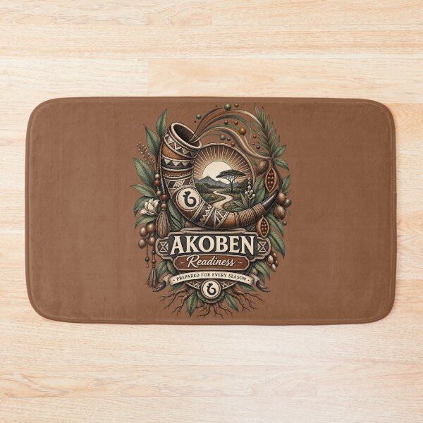 Item preview, Akoben – Symbol of Readiness | Adinkra Wisdom Collection designed and sold by 'VARI'.