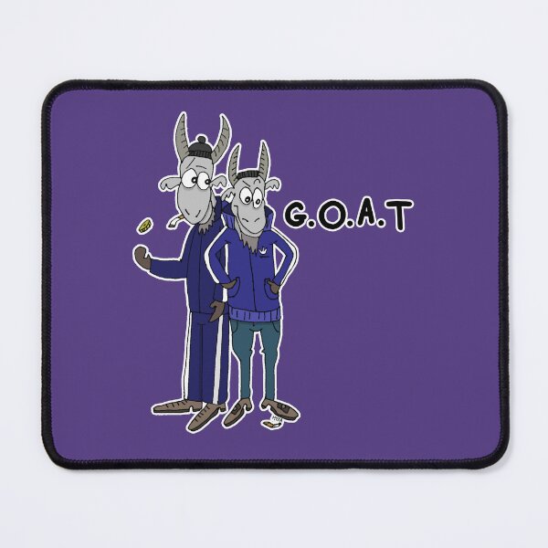 Item preview, GOAT Sticker | Funny Tracksuit Goats Pun Meme designed and sold by MyxaART.