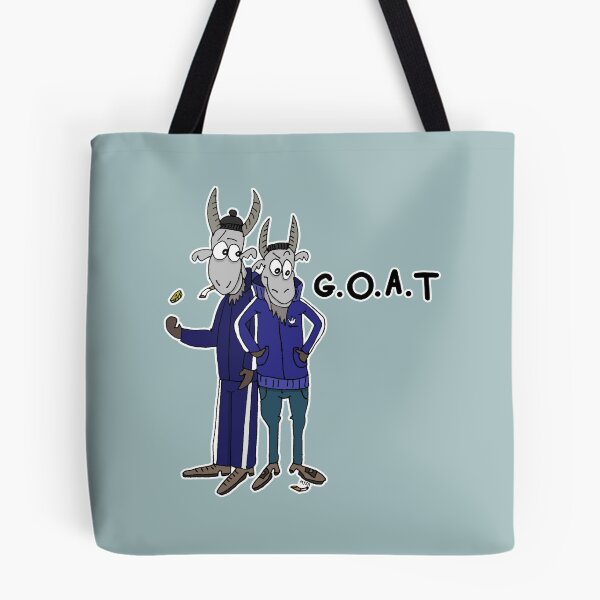 Item preview, GOAT Sticker | Funny Tracksuit Goats Pun Meme designed and sold by MyxaART.