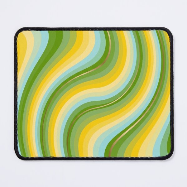 Item preview, Retro Groovy Wavy Line Abstract Seamless Pattern designed and sold by ShivCraftStudio.