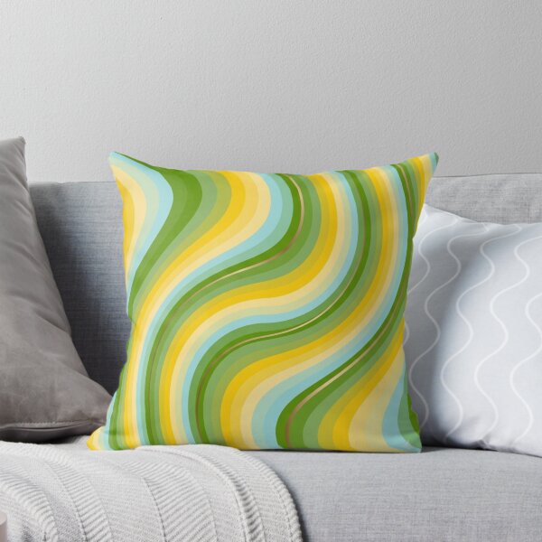 Item preview, Retro Groovy Wavy Line Abstract Seamless Pattern designed and sold by ShivCraftStudio.