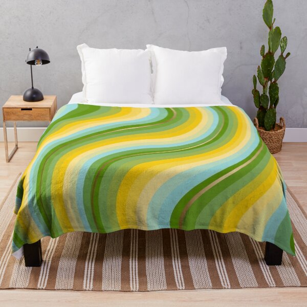 Item preview, Retro Groovy Wavy Line Abstract Seamless Pattern designed and sold by ShivCraftStudio.