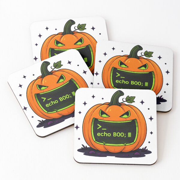 Item preview, Echo BOO Terminal Halloween Pumpkin Coder designed and sold by aysenism.