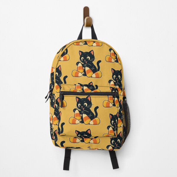 Item preview, Black Cat Playing With Candy Corn designed and sold by Ghost on Toast.