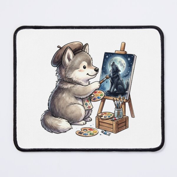 Item preview, The Cute Chubby Wolf designed and sold by Dhenin Studio.