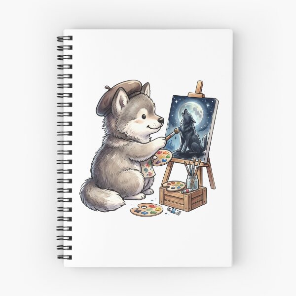 Item preview, The Cute Chubby Wolf designed and sold by Dhenin Studio.