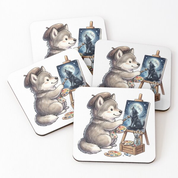 Item preview, The Cute Chubby Wolf designed and sold by Dhenin Studio.