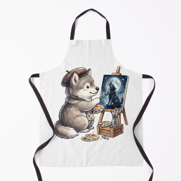 Item preview, The Cute Chubby Wolf designed and sold by Dhenin Studio.