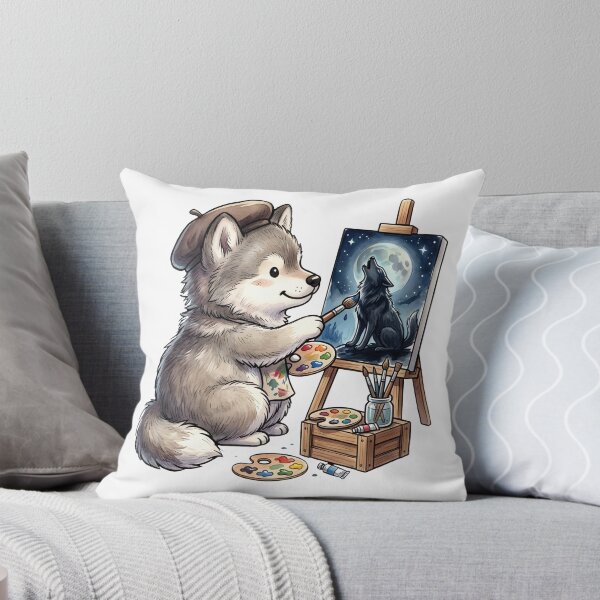 Item preview, The Cute Chubby Wolf designed and sold by Dhenin Studio.