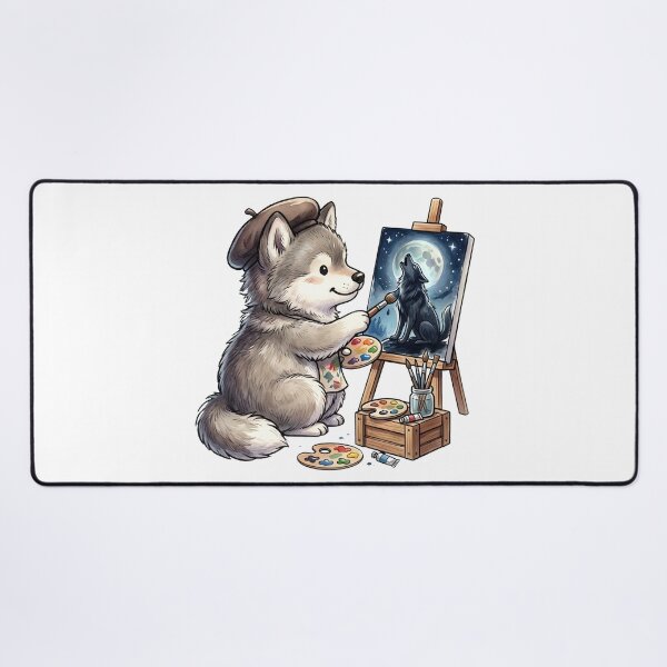 Item preview, The Cute Chubby Wolf designed and sold by Dhenin Studio.