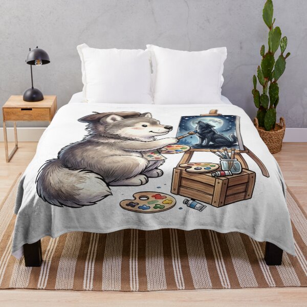 Item preview, The Cute Chubby Wolf designed and sold by Dhenin Studio.