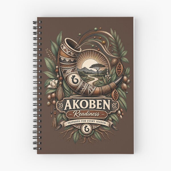 Item preview, Akoben – Symbol of Readiness | Adinkra Wisdom Collection designed and sold by 'VARI'.