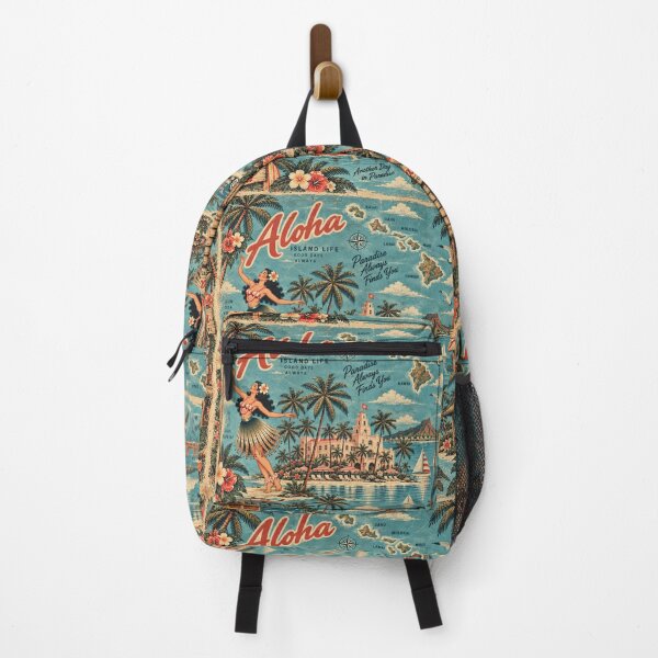 Item preview, Old Retro Hawaii – Aloha Island Life Vintage Travel Art | +91BIRD designed and sold by Plus91BIRD.