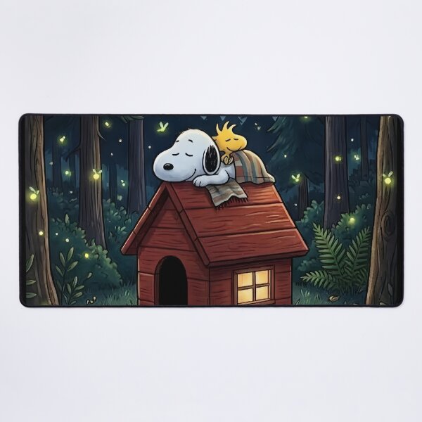 Item preview, Firefly Forest Snoopy designed and sold by COFFEEWITHARTS.
