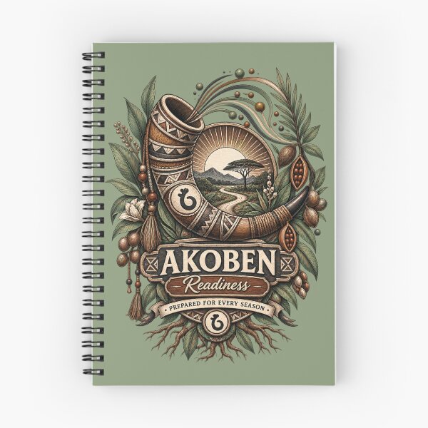 Item preview, Akoben – Symbol of Readiness | Adinkra Wisdom Collection designed and sold by 'VARI'.