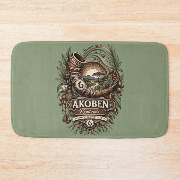 Item preview, Akoben – Symbol of Readiness | Adinkra Wisdom Collection designed and sold by 'VARI'.