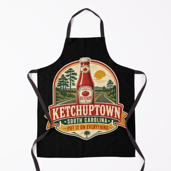 Item preview, Ketchuptown South Carolina – Put It On Everything Retro Travel Design designed and sold by HROC.