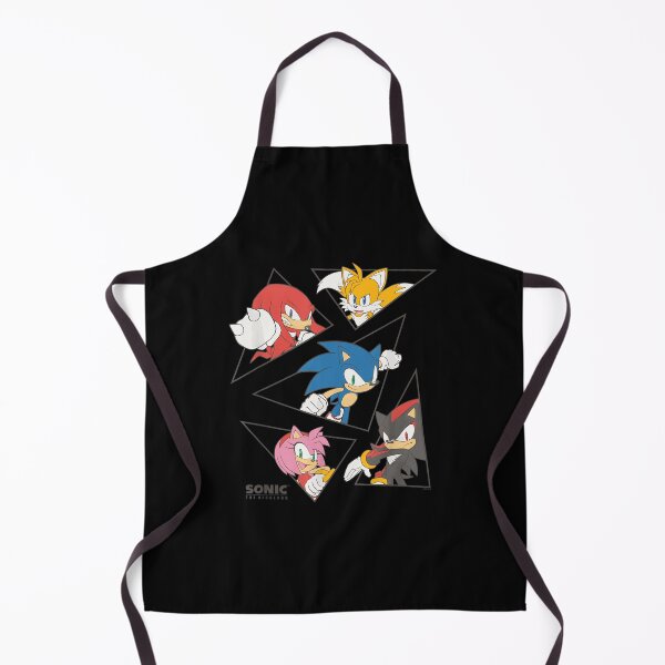 Item preview, Sonic The Hedgehog Main Characters Triangle Portraits designed and sold by cutezodiac.