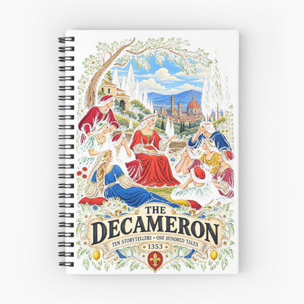 Item preview, The Decameron – Ten Storytellers, One Hundred Tales – Giovanni Boccaccio designed and sold by Past in Threads.
