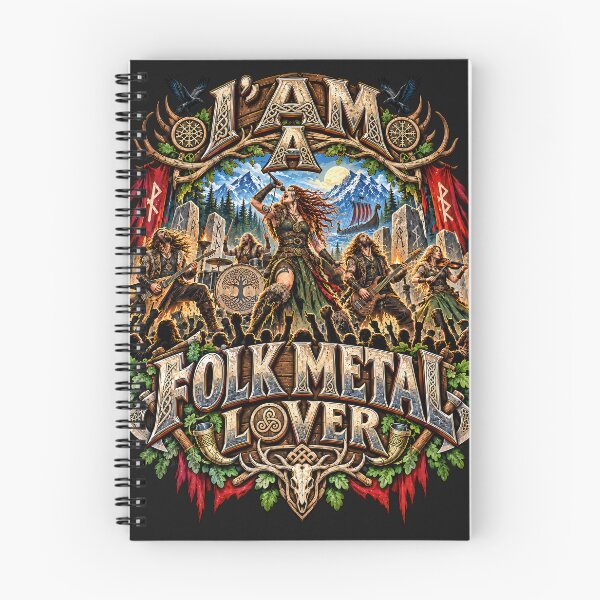 Artikelvorschau, Folk Metal Lover – Pagan Viking Music Fan entworfen und verkauft von Earth Celebration Designs.