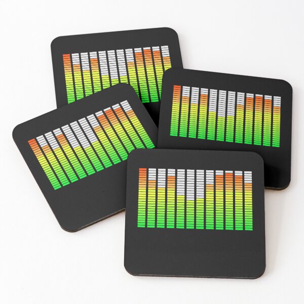Item preview, Digital Audio Equalizer Frequency Spectrum Sound Wave designed and sold by MathWare MathClips.