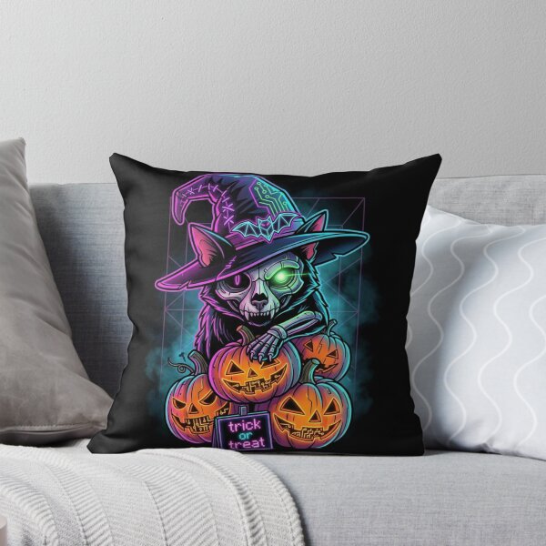 Item preview, Cyberpunk Witch Wolf Trick Or Treat Halloween designed and sold by PMTaurus.
