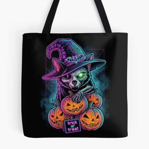 Item preview, Cyberpunk Witch Wolf Trick Or Treat Halloween designed and sold by PMTaurus.