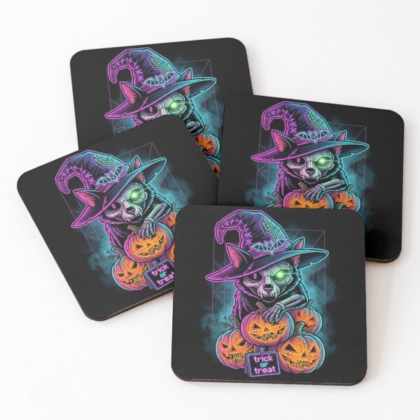 Item preview, Cyberpunk Witch Wolf Trick Or Treat Halloween designed and sold by PMTaurus.
