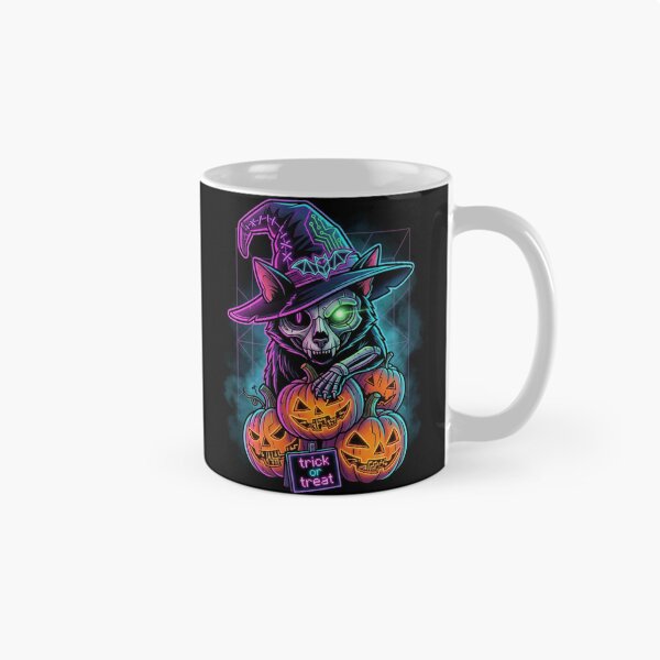 Item preview, Cyberpunk Witch Wolf Trick Or Treat Halloween designed and sold by PMTaurus.