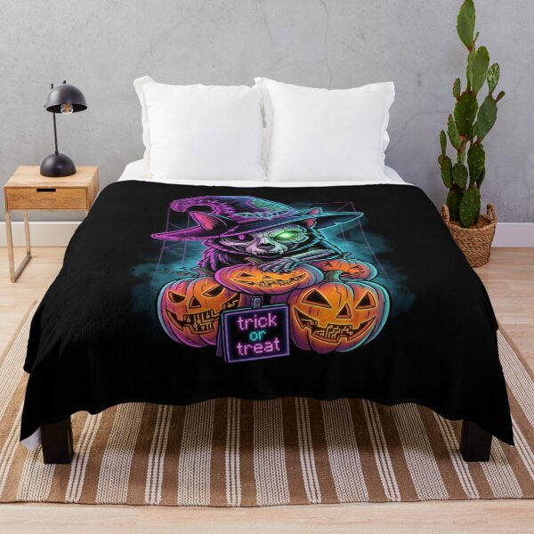 Item preview, Cyberpunk Witch Wolf Trick Or Treat Halloween designed and sold by PMTaurus.