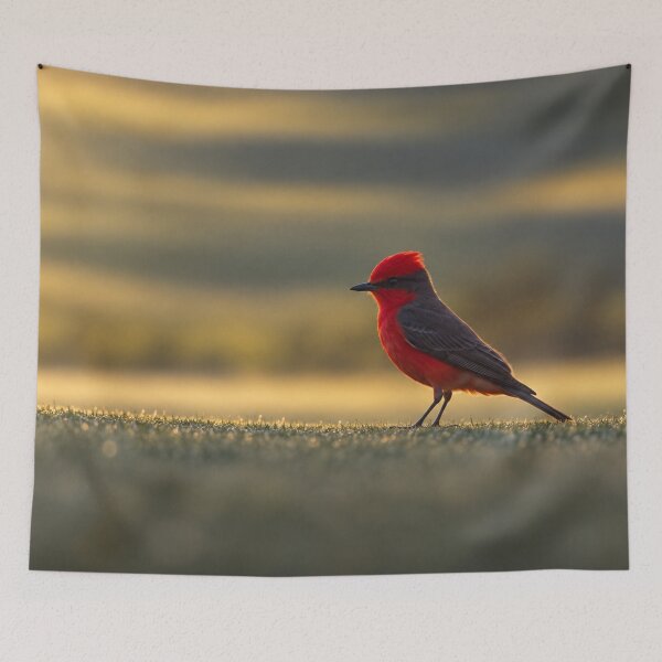 Item preview, Scarlet Sentinel in Golden Light designed and sold by Kimberly Palmer.