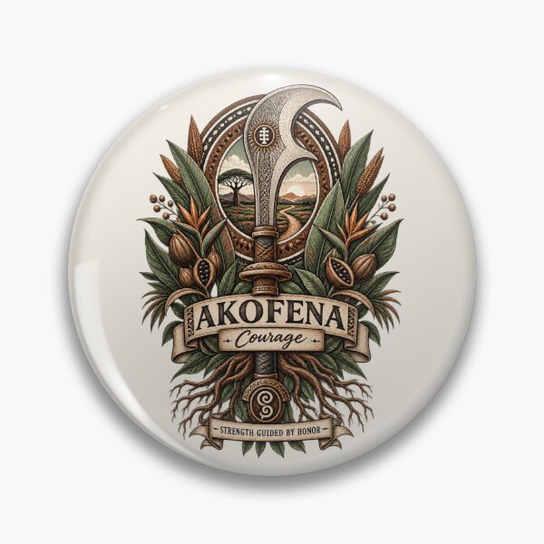 Item preview, Akofena – Symbol of Courage | Adinkra Wisdom Collection designed and sold by 'VARI'.