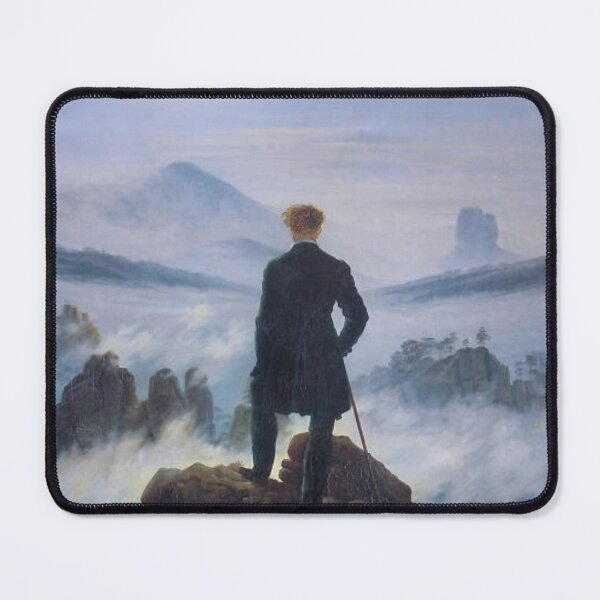 Item preview, Caspar David Friedrich, Wanderer above the Sea of Fog, 1819 designed and sold by CristalleLisa.