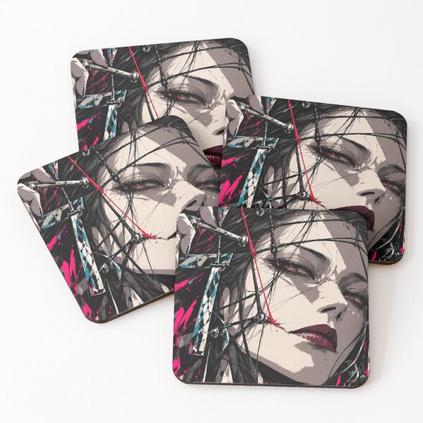 Item preview, Black Haired Japanese Woman with Hairpins designed and sold by MouradStudio.