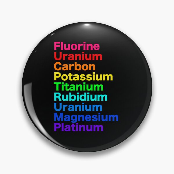 Item preview, Fluorine Uranium Carbon Potassium Chemistry, Hidden Message Science, Anti Trump Protest, Funny Periodic Table, STEM Political Gift designed and sold by Cchotlan.