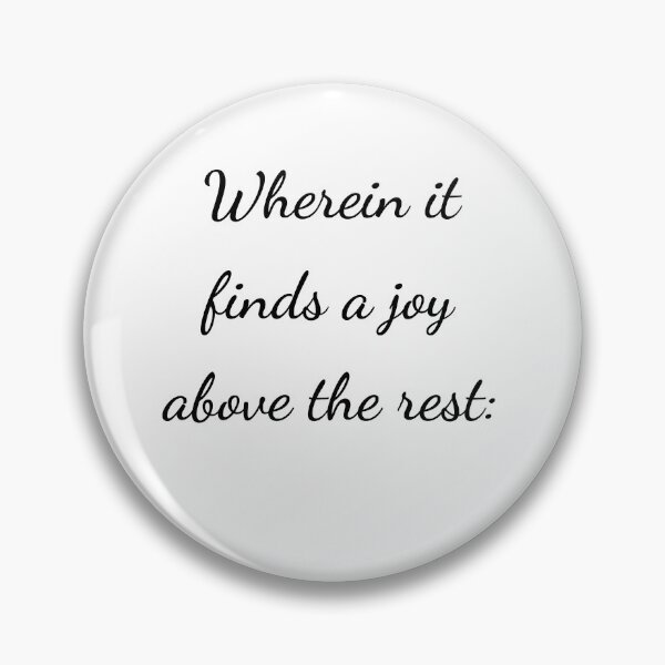 Item preview, “Wherein it finds a joy above the rest:” - handwriting black designed and sold by ariksworld.