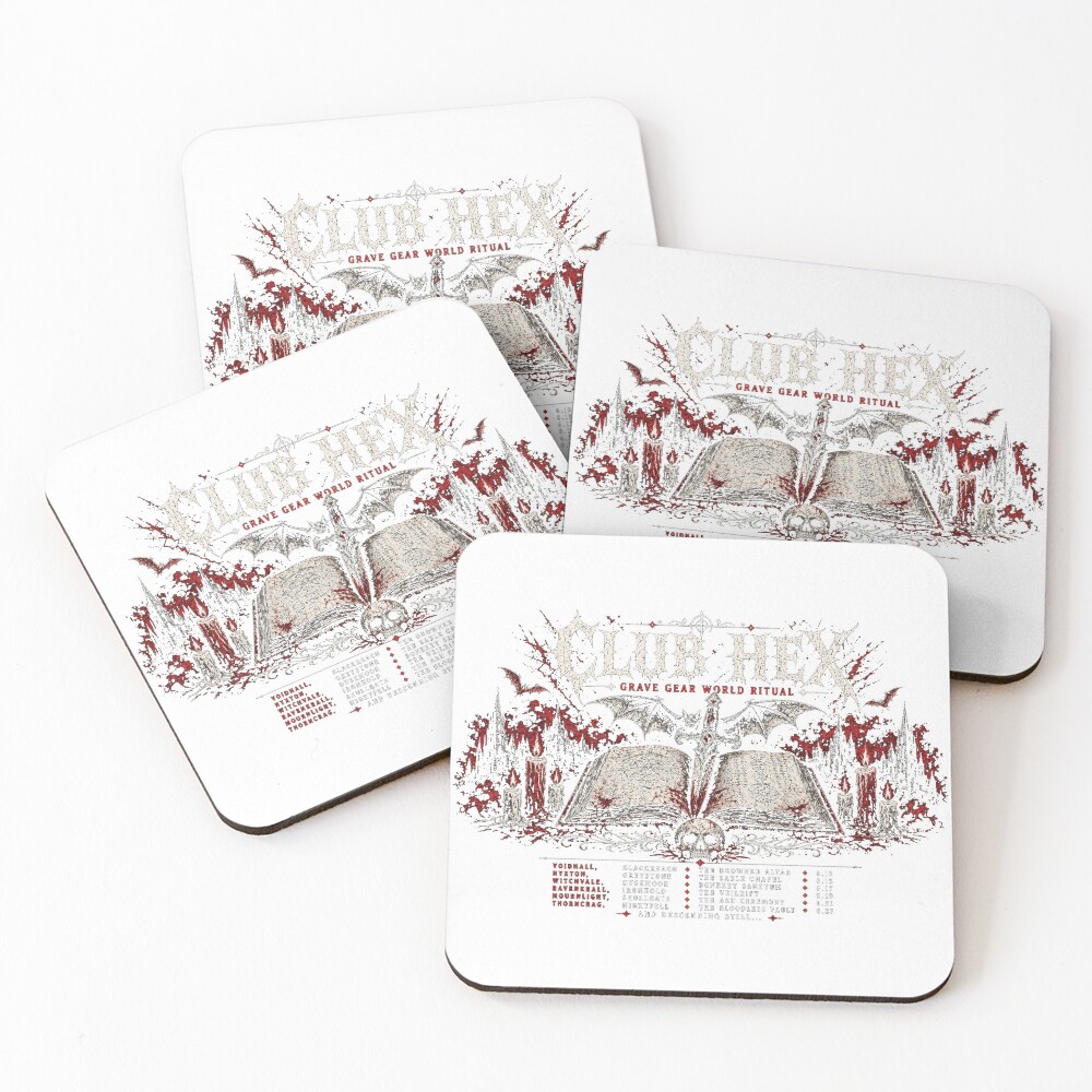 Item preview, Coasters (Set of 4) designed and sold by RiseAgainComics.