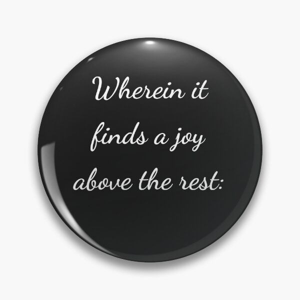 Item preview, “Wherein it finds a joy above the rest:” - handwriting white designed and sold by ariksworld.
