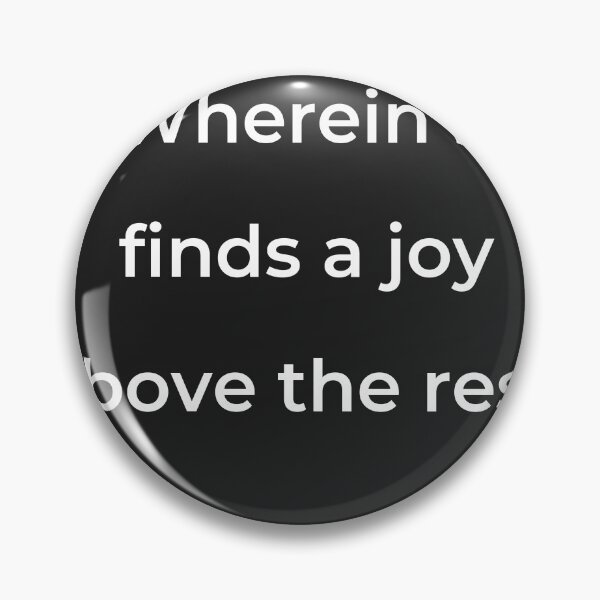 Item preview, “Wherein it finds a joy above the rest:” - print white designed and sold by ariksworld.