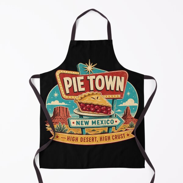 Item preview, Pie Town New Mexico – High Desert High Crust Retro Travel Design designed and sold by HROC.