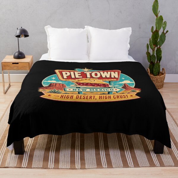 Item preview, Pie Town New Mexico – High Desert High Crust Retro Travel Design designed and sold by HROC.