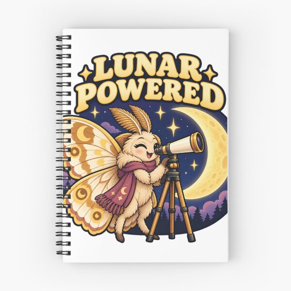 Item preview, Stargazing Moth Lunar Powered Moon Art designed and sold by SAS-Designer.