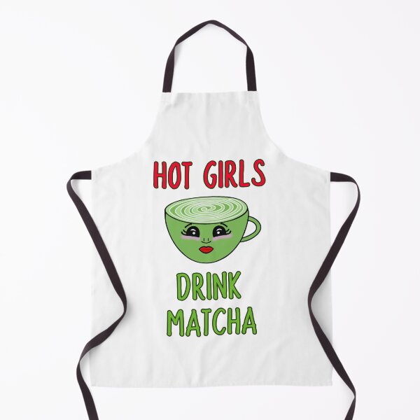 Item preview, Hot Girls Drink Matcha Latte designed and sold by Sartoris Art.