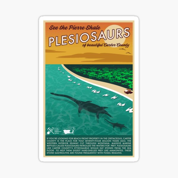 Pinto Plesiosaurs Sticker