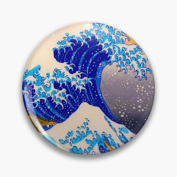 Item preview, Great Wave Off Kanagawa Mathematical Wave Science Art designed and sold by MathWare MathClips.