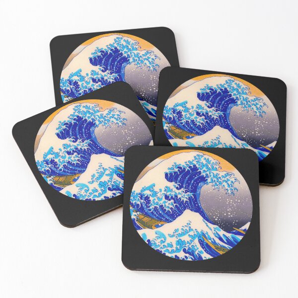 Item preview, Great Wave Off Kanagawa Mathematical Wave Science Art designed and sold by MathWare MathClips.