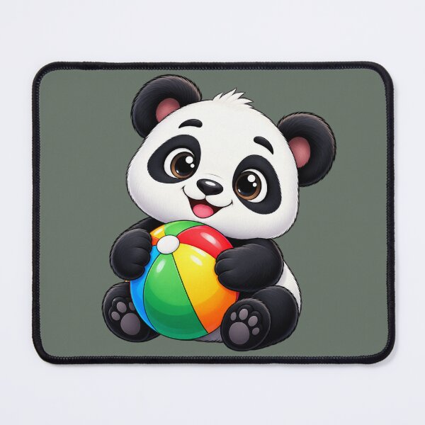 Item preview, Cute Baby Panda Playing Ball Graphic designed and sold by ShivCraftStudio.