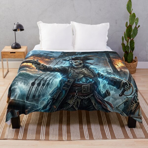 Item preview, Undead Pirate Captain - Storm, Cannons & High Seas Art designed and sold by Lucid Dream Pixel.