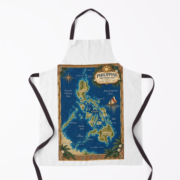 Item preview, Philippine Archipelago Heritage Map designed and sold by Larkfound Studio.