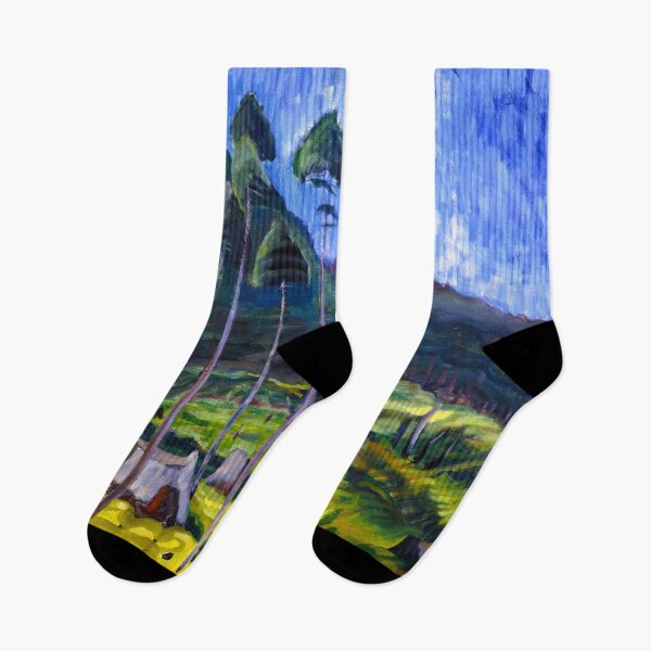 Item preview, Emily Carr’s Odds and Ends forest landscape, Vancouver Island, Canada landscape painting designed and sold by Jéanpaul  Ferro.